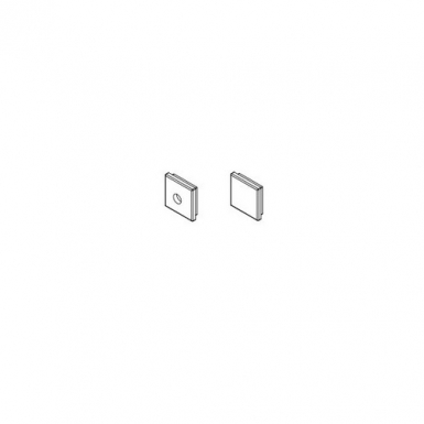 CR1616 square endcap 2-pack i gruppen LED & profil / Tillbehr hos Ljusihem.se (CS1616-EC-BL)