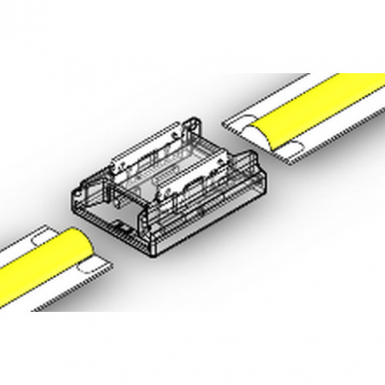 LED to LED adapter no wire for 2PIN 8mm IP20 i gruppen LED & profil / Tillbehr hos Ljusihem.se (LSS-CON-2P-8MM-A-BL)