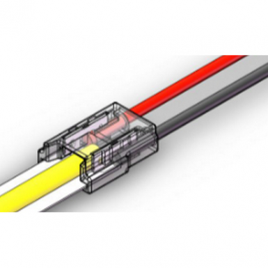 COB LED to cable connector, 15cm, 2PIN-8mm PCB i gruppen LED & profil / Tillbehr hos Ljusihem.se (LSS-CON-SC-2PIN-8MM-B-BL)