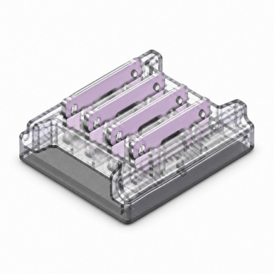 RGB SMD LED to LED connector, 4PIN-10mm PCB i gruppen LED & profil / Tillbehör hos Ljusihem.se (LSS-SMD-4PIN-10MM-A-BL)