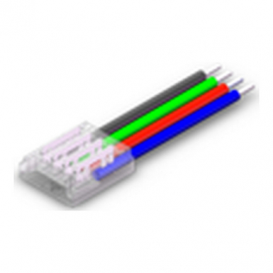RGB LED to cable connector, 4PIN-10mm PCB i gruppen LED & profil / Tillbehör hos Ljusihem.se (LSS-SMD-4PIN-10MM-B-BL)