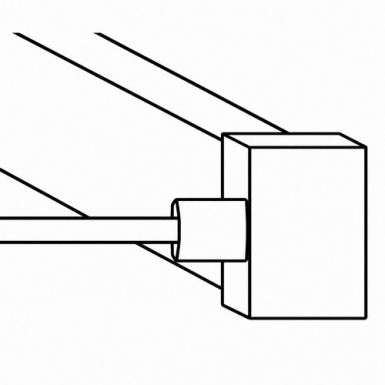 End cap without hole for 12*12mm Neon i gruppen LED & profil / Tillbehör hos Ljusihem.se (LSS-T1212-EC-BL)