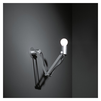 Nomad Minimal Surface Adjustable Short 1x A60 E27 Aluminium Matt