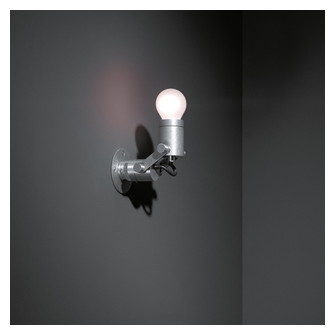 Nomad Minimal Surface Adjustable Ultra Short 1x A60 E27 Aluminium Matt