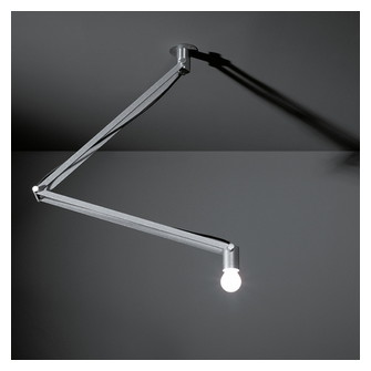 Nomad Minimal Surface Adjustable Tall 1x A60 E27 Aluminium Matt