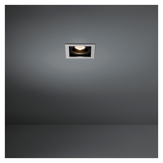 Mini-Multiple Recessed Adjustable GU10 1x Aluminium Matt - Black Matt