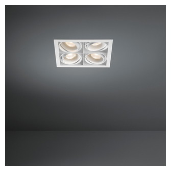 Mini-Multiple Recessed Adjustable GU10 4x White Structure
