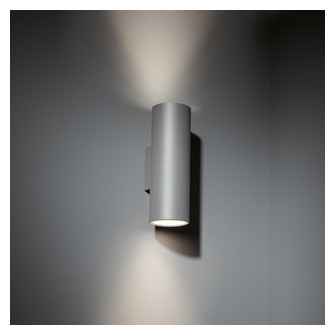 Nude Wall Up/Down 79 2x IP55 LED 3000K Flood DI Aluminium Structure