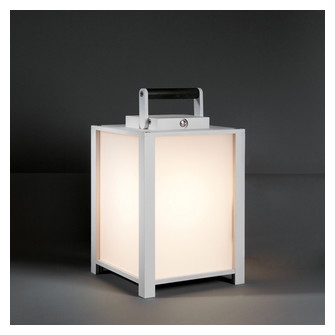 Kabaz Floor 1x IP44 A60 E27 White Structure