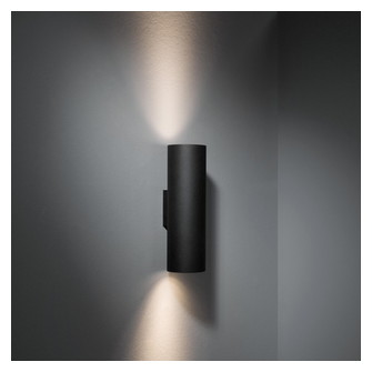 Lotis Tube Wall Up/Down 85 2x LED GU10 2700K LE Black Structure - White Structure