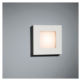 Doze Square Wall Recessed 80x80 1x LED 2700K Trailing Edge White Structure