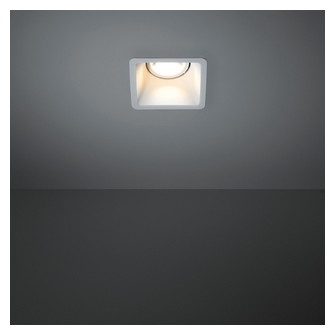 Lotis Square Recessed 1x GU10 White Structure