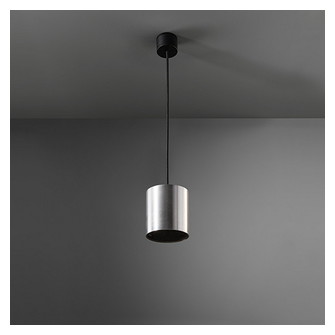 Smart Tube Suspended 115 1x Trailing Edge DI Aluminium Brushed Anodised