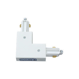 TRACKLINE koppling 90° höger, vit