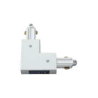 TRACKLINE koppling 90° vänster, vit