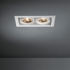 Multiple Recessed Adjustable AR111 2x DE White Structure Multiple Recessed Adjustable AR111 2x DE White Structure