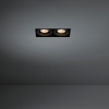 Mini-Multiple Recessed Trimless Adjustable MR16 2x DE Black Matt Mini-Multiple Recessed Trimless Adjustable MR16 2x DE Black Matt
