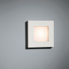 Doze Square Wall Recessed 80x80 1x LED 2700K Trailing Edge White Structure Doze Square Wall Recessed 80x80 1x LED 2700K Trailing Edge White Structure