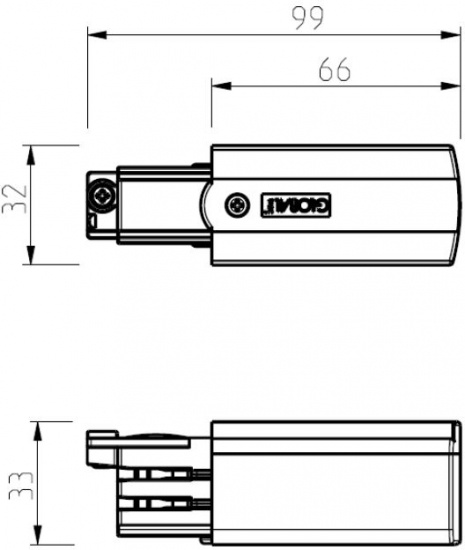 XTS11 ANSLUTNING 3FAS Svart
