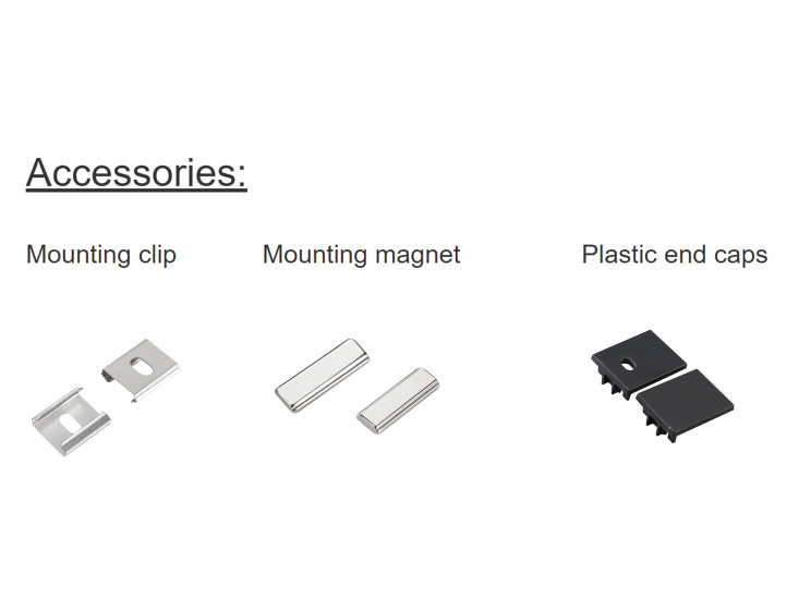 AD1722 svart aluminum profile 17*22mm