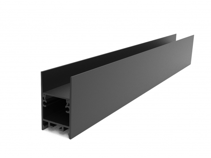 AD3551 svart Aluminum profile 35x51mm