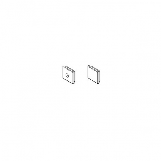CR1616 square endcap 2-pack