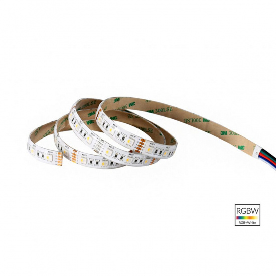 17.2W/m, RGBW 60leds/m, DC24V, W=3000K